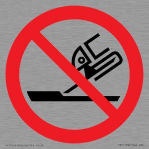 Prohibition: Do not use for face grinding